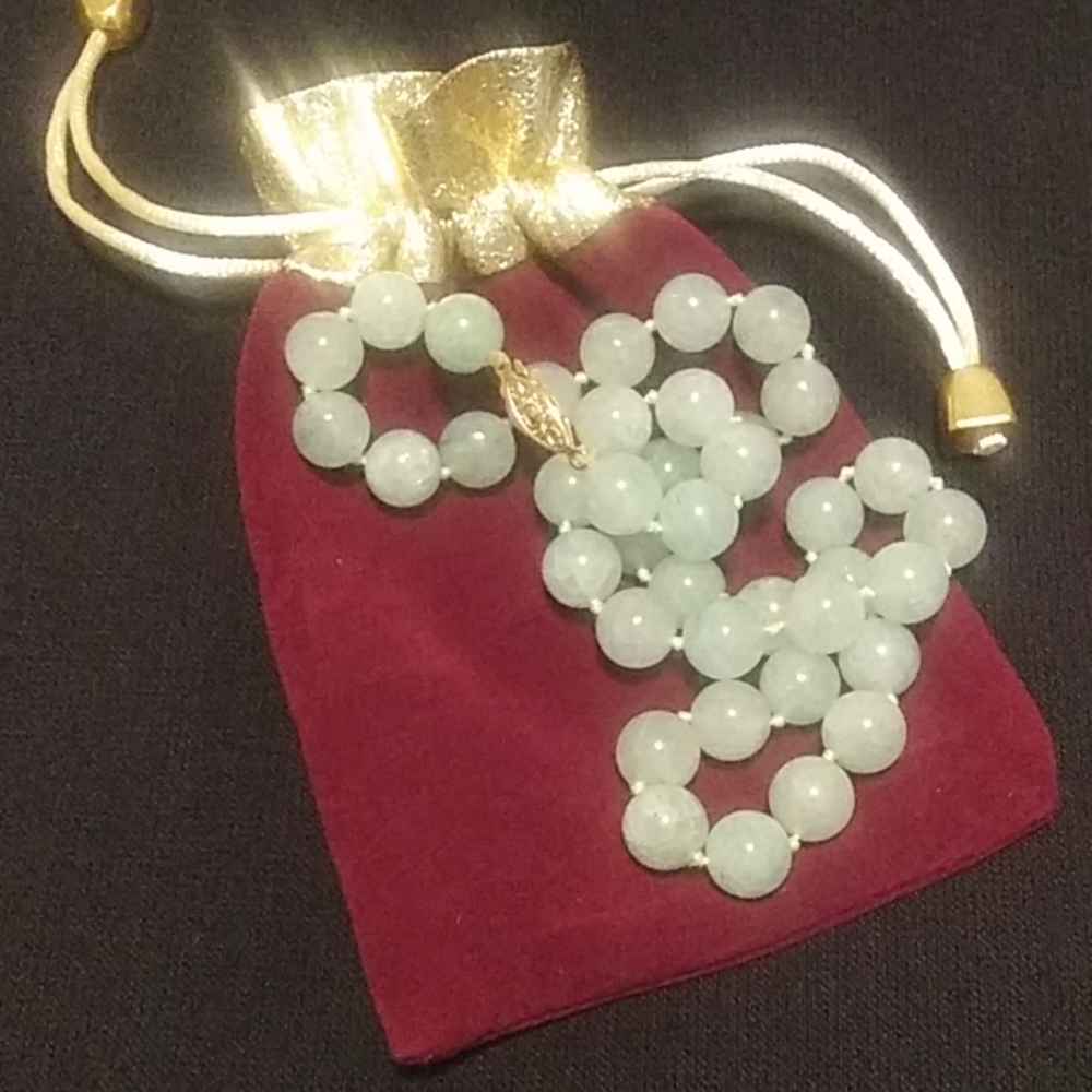 Genuine Individually Knotted JADE Necklace